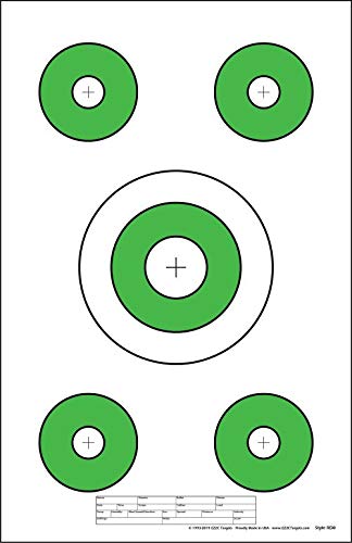 25 EZ2C Targets Style RD8 Paper Targets 11"x17" (Tear-Off Pad of 25) USA Made