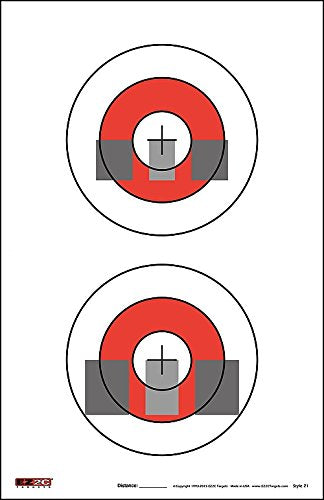 125 EZ2C Targets Instructors Favorites 5 Styles Paper Targets Bundle 11"x17" USA Made