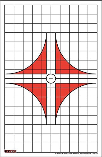 200 EZ2C Targets 8 Rifle Styles Package. Paper Shooting Targets for Range 11”x17” USA MADE