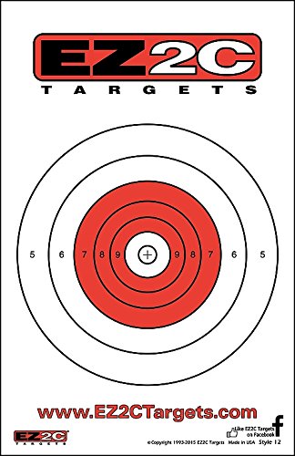 200 EZ2C Targets Most Popular 8 Styles Paper Targets Bundle Pack 11"x17" USA Made