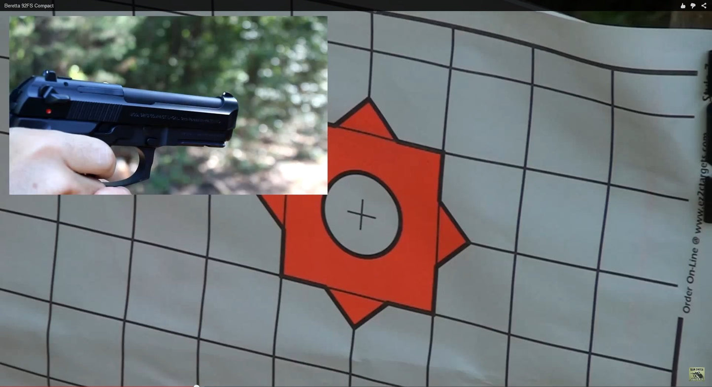 125 EZ2C Targets Tactical Favorites 5 Styles Paper Targets Bundle 11"x17" USA Made