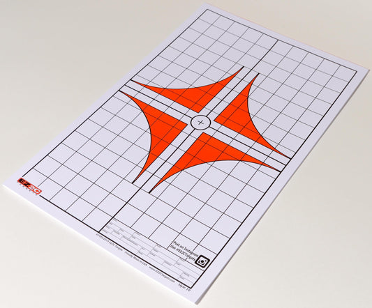25 EZ2C Targets Style 10: Best Rifle Scope Sight in Paper Target Pad of 25 11”x17” USA MADE