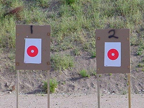 25 EZ2C Targets Style 9: 8" Bullseye Paper Target USA MADE 11"x17" Pad of 25