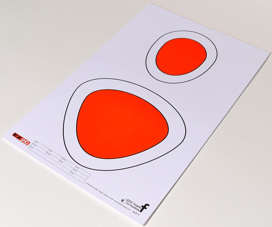 25 EZ2C Targets Style 4: Silhouette Shooting Targets 11”x17” USA MADE (25 Pack)