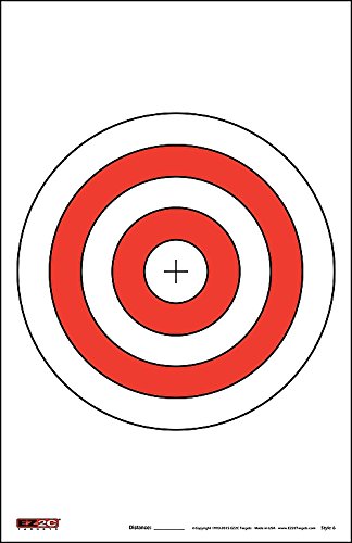 200 EZ2C Targets 8 Rifle Styles Package. Paper Shooting Targets for Range 11”x17” USA MADE