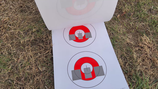 25 EZ2C Targets #21: Sight Alignment Paper Target USA MADE 11”x17” Pad of 25